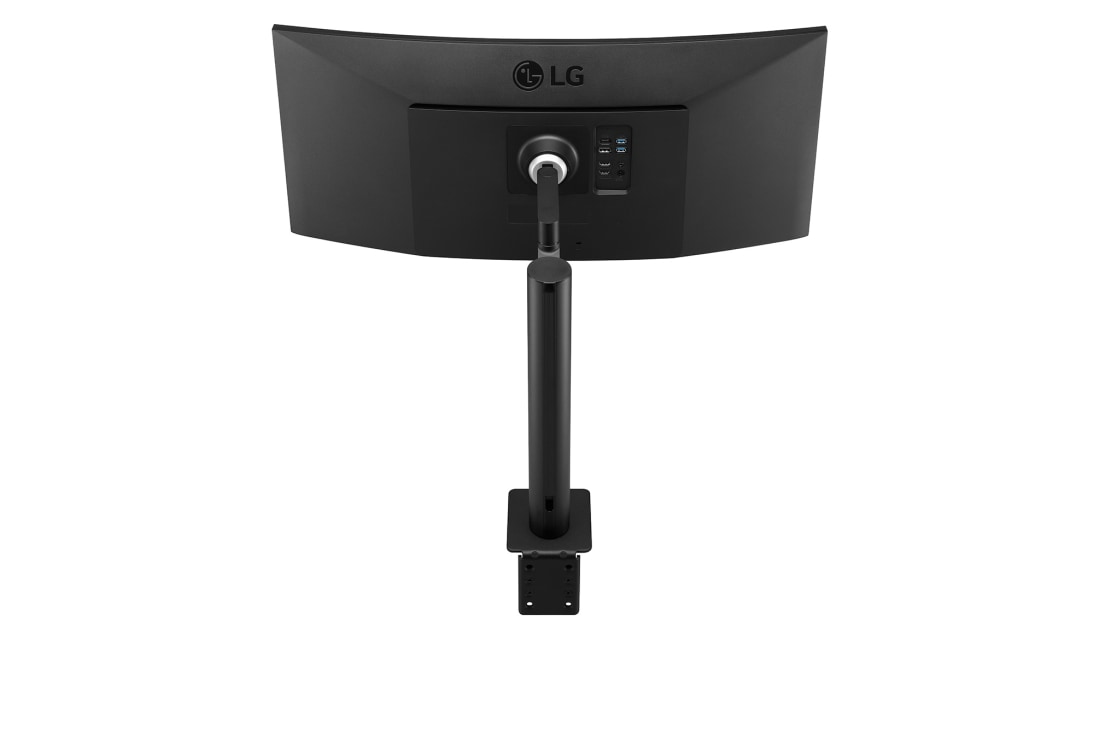 LG Monitor curbat UltraWide™ QHD Ergo (3440 x 1440) 21:9 de 34'', vedere din spate a monitorului Ã®nclinat Ã®n sus, 34WP88C-B, thumbnail 13