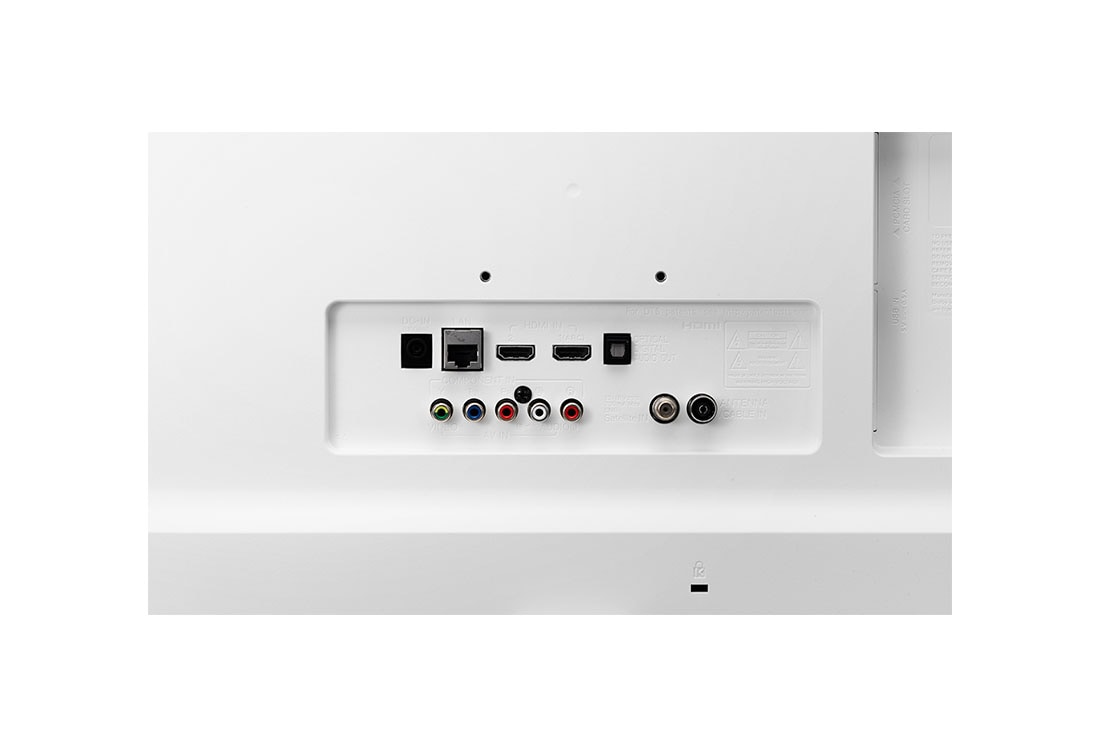 LG Monitor TV LED de 23,6'' HD Ready, vedere prim-plan a porturilor, 24TQ510S-WZ, thumbnail 8