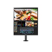 LG Monitor DualUp 16:18 de 27,6 inch cu suport Ergo și USB Type-C™, vedere frontală cu brațul monitorului în centru, 28MQ780-B, thumbnail 5