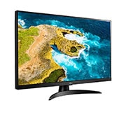 LG Monitor LED TV Full HD IPS de 27”, Vedere laterală la +30 grade, 27TQ615S-PZ, thumbnail 4