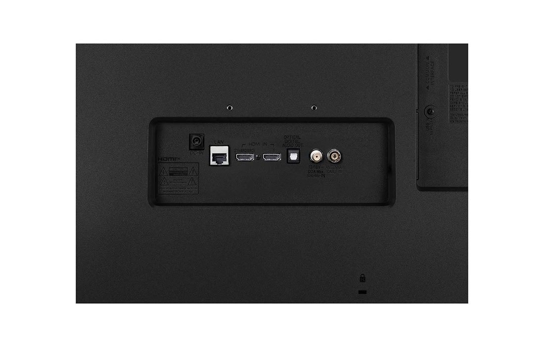 LG Monitor LED TV Full HD IPS de 27”, vedere prim-plan a porturilor, 27TQ615S-WZ, thumbnail 8