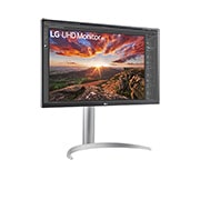 LG Monitor IPS UHD 4K de 27'' cu VESA DisplayHDR™ 400, Vedere laterală la +15 grade, 27UP850N-W, thumbnail 4