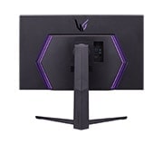 LG Monitor de gaming de 32” UltraGear™ QHD cu rată de reîmprospătare de 240 Hz (O/C 260Hz), vedere posterioară cu lumini aprinse, 32GQ850-B, thumbnail 7