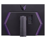 LG Monitor de gaming de 32” UltraGear™ QHD cu rată de reîmprospătare de 240 Hz (O/C 260Hz), vedere prim-plan a porturilor cu lumini aprinse, 32GQ850-B, thumbnail 11