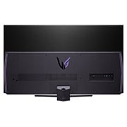 LG Monitor de gaming UltraGear™ UHD 4K OLED de 48”, vedere posterioară cu lumini aprinse, 48GQ900-B, thumbnail 7