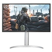 LG Monitor 27'' UHD 4K IPS (3840x2160) cu USB Type-C™, vedere frontală, 27UP550N-W, thumbnail 1