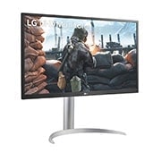LG Monitor 27'' UHD 4K IPS (3840x2160) cu USB Type-C™, vedere laterală la +15 grade, 27UP550N-W, thumbnail 3