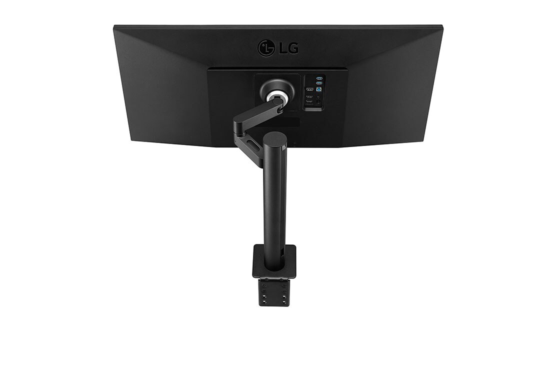 LG Monitor Ergo LG UltraWide™ QHD IPS HDR, vedere laterală din spate cu brațul monitorului extins, 34WN780P-B, thumbnail 13