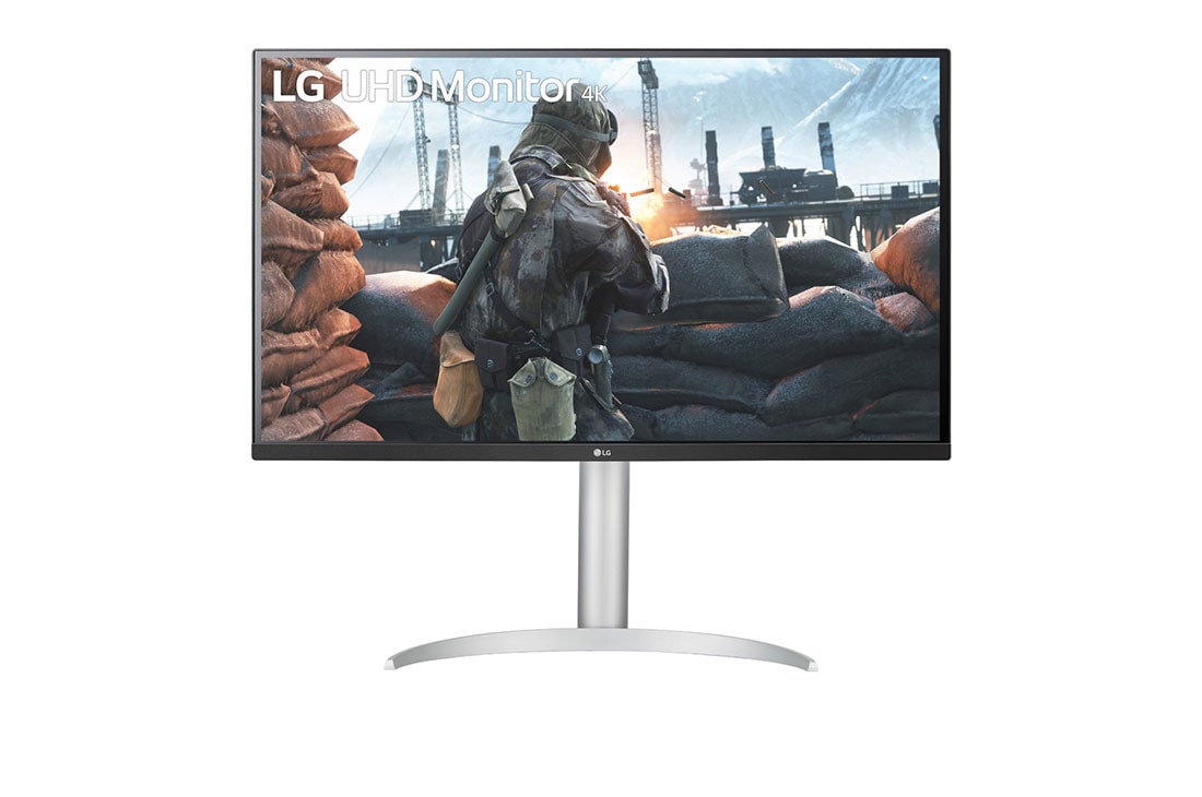 LG Monitor de 31.5'' UHD 4K cu USB Type-C™, Vedere frontală, 32UP55NP-W