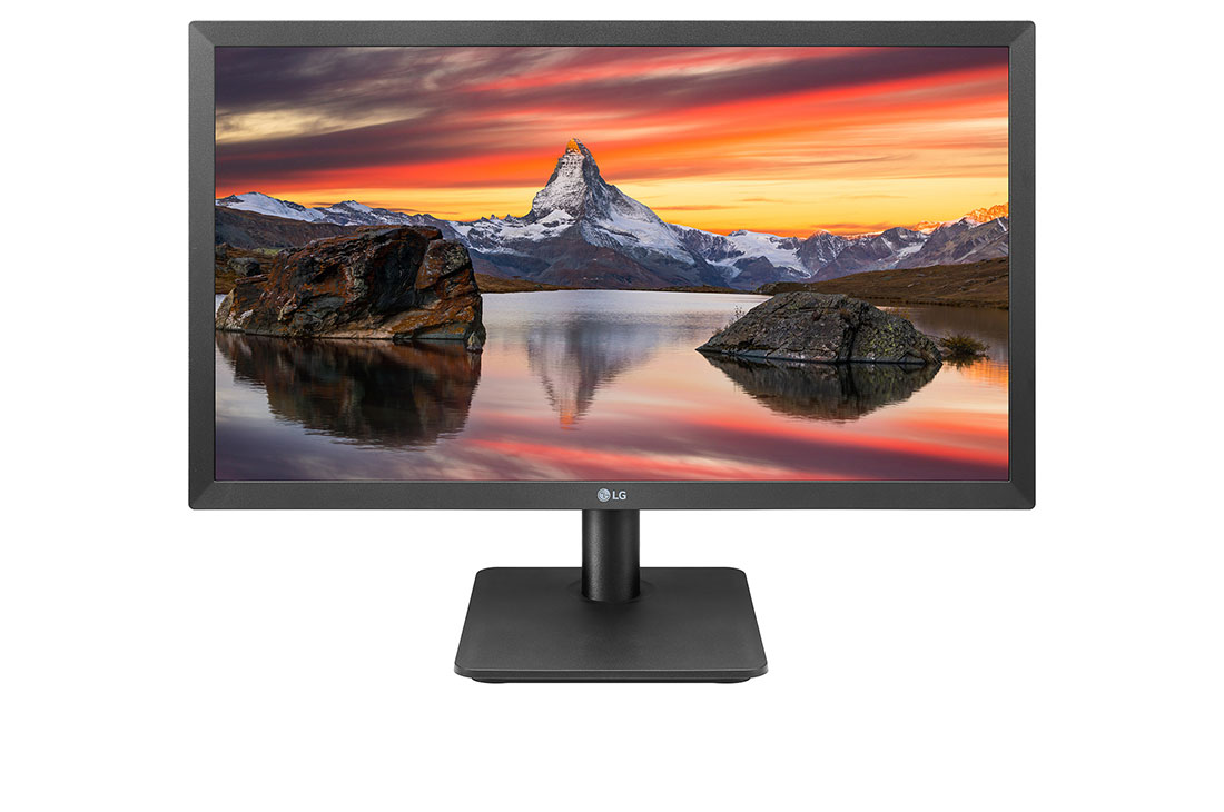 LG Monitor VA Full HD de 21,45'' cu AMD FreeSync™, Vedere frontală, 22MP410P-B