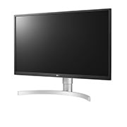 LG Monitor IPS 4K de 27'' | Alb, -15 degree side view, 27UL550P-W, thumbnail 2