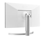 LG Monitor IPS 4K de 27'' | Alb, rear perspective view, 27UL550P-W, thumbnail 7