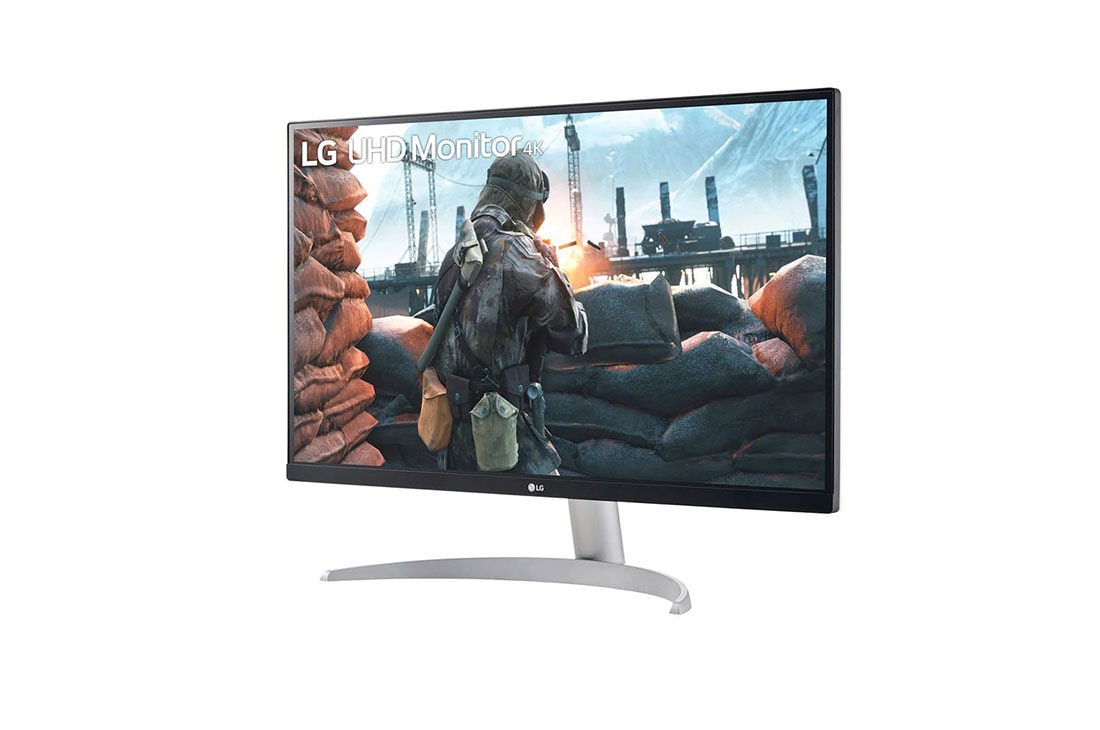LG Monitor IPS UHD 4K de 27'' cu VESA DisplayHDR™ 400, Side view at +15 degrees, 27UP650P-W, thumbnail 2