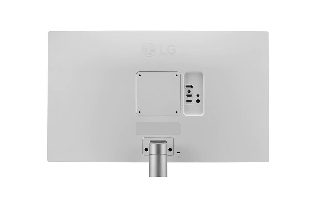 LG Monitor IPS UHD 4K de 27'' cu VESA DisplayHDR™ 400, Back view, 27UP650P-W, thumbnail 7