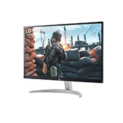 LG Monitor IPS UHD 4K de 27'' cu VESA DisplayHDR™ 400, Side view at +15 degrees, 27UP650P-W, thumbnail 2