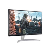 LG Monitor IPS UHD 4K de 27'' cu VESA DisplayHDR™ 400, Side view at +15 degrees, 27UP650P-W, thumbnail 3