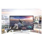 LG Monitor IPS UHD 4K de 27'' cu VESA DisplayHDR™ 400, Life style image1, 27UP650P-W, thumbnail 9