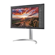 LG Monitor IPS UHD 4K de 27'' cu VESA DisplayHDR™ 400, Vedere laterală la -15 grade, 27UP85NP-W, thumbnail 2