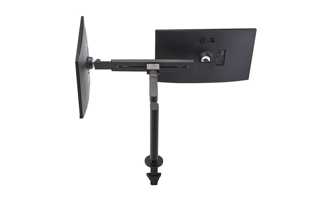 LG Monitor QHD de 27 de inch Ergo Dual, Perspectivă din spate cu modul de consultanță., 27QP88DP-BS, thumbnail 14