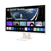 LG Monitor Smart IPS Full HD de 27 inch cu webOS, -15 degree side view, 27SR50F-W, thumbnail 2