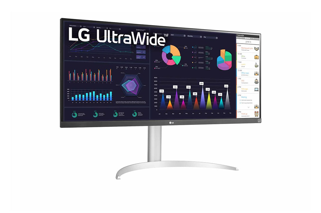 LG Monitor 21:9 UltraWide™ Full HD IPS de 34'' cu AMD FreeSync™, vedere laterală la +15 grade, 34WQ650-W, thumbnail 3