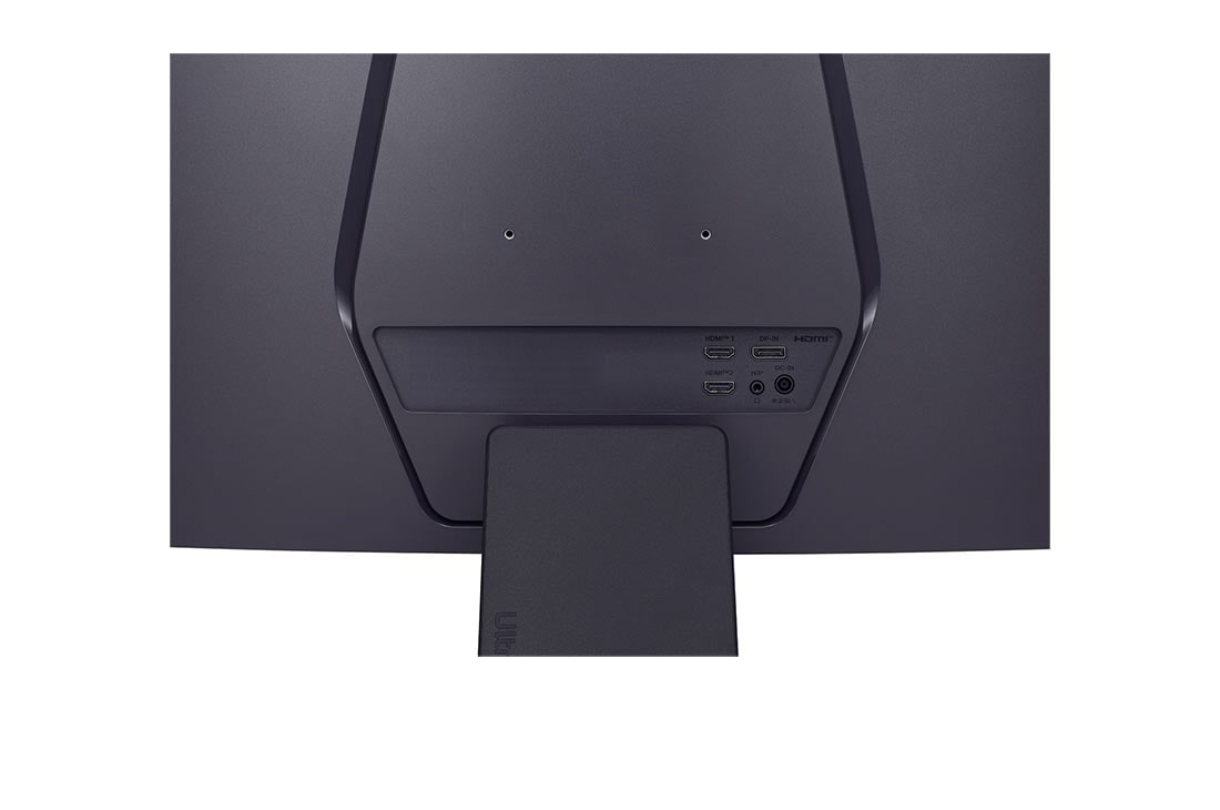 LG Monitor pentru gaming curbat UltraGear™ 1000R de 32'' | QHD, 1ms (GtG), 180Hz, vedere prim-plan a porturilor, 32GS60QC-B, thumbnail 8