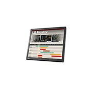 LG Monitor tactil de 17'' SXGA, vedere laterală la -15 de grade, 17BR30T-B, thumbnail 4