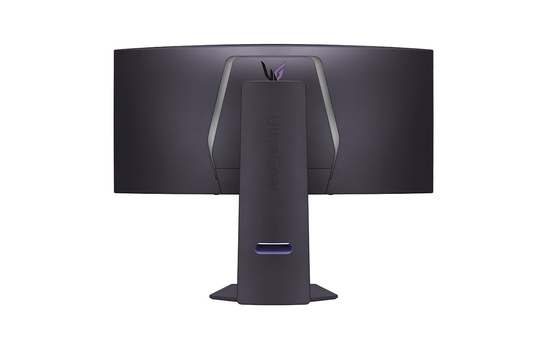 LG Monitor de gaming LG UltraGear OLED curbat 34”, QHD, 240Hz, 0,03ms (GtG), NVIDIA G-SYNC, AMD FreeSync Premium Pro, HDR400, Vedere posterioară cu lumini oprite, 34GS95QE-B, thumbnail 7