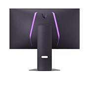 LG Monitor pentru gaming 32'' UltraGear™ Dual-Mode OLED | 4K UHD, 0.03ms (GtG), DisplayHDR True Black 400, side view with lights on, 32GS95UV-B, thumbnail 6