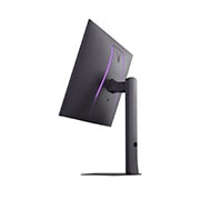LG Monitor pentru gaming 32'' UltraGear™ Dual-Mode OLED | 4K UHD, 0.03ms (GtG), DisplayHDR True Black 400,  side view of a tilted monitor, 32GS95UV-B, thumbnail 10