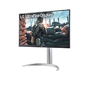 LG Monitor UHD 4K IPS de 27'' cu VESA DisplayHDR™ 400, vedere laterală la -15 grade, 27UP650K-W, thumbnail 2