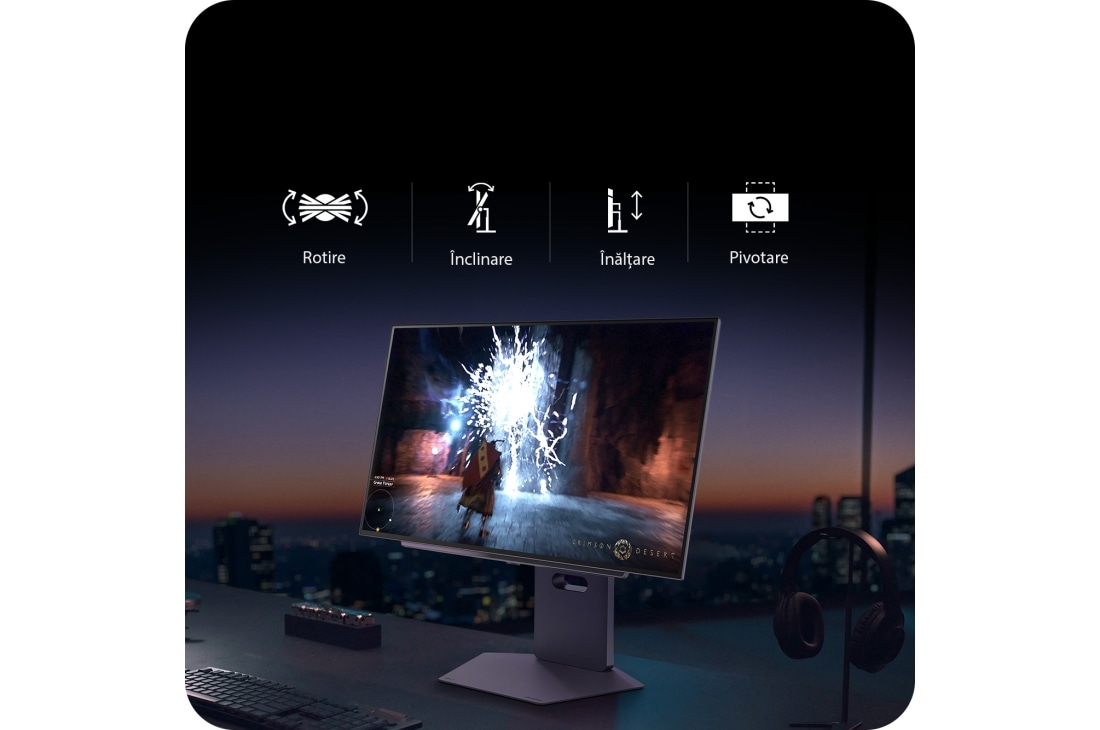 LG Monitor pentru gaming LG UltraGear™ 27-inch OLED 480Hz QHD | 0.03ms (GtG), DP 2.1, DisplayHDR True Black 400 , 27GX790A-B, thumbnail 16