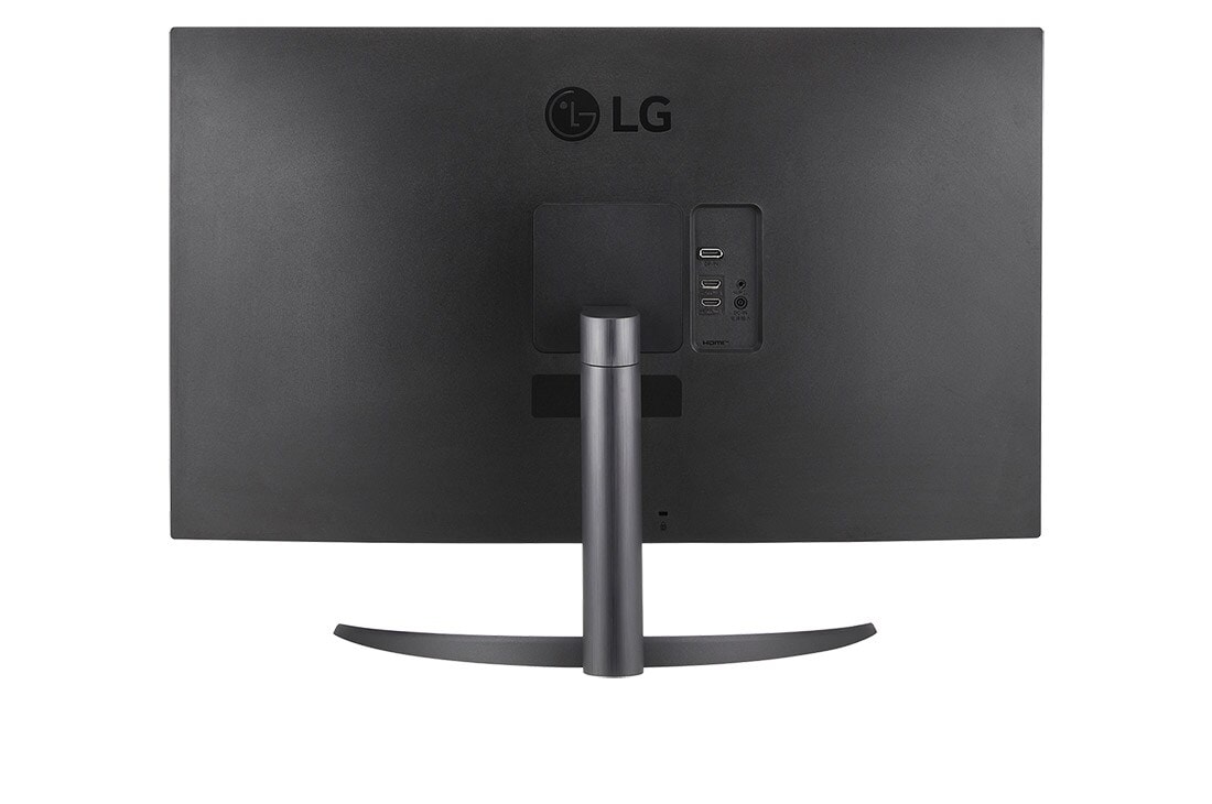 LG Monitor 31,5'' UltraFine 4K HDR, rear view, 32UR500K-B, thumbnail 6