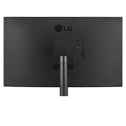 LG Monitor 31,5'' UltraFine 4K HDR, close-up view of ports, 32UR500K-B, thumbnail 7