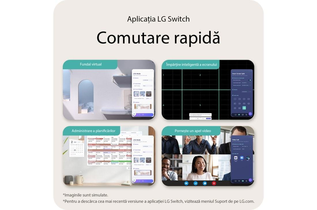 LG Monitor curbat UltraWide QHD de 34'' cu USB Type-C™, Comutare rapida, 34WR55QK-B, thumbnail 12