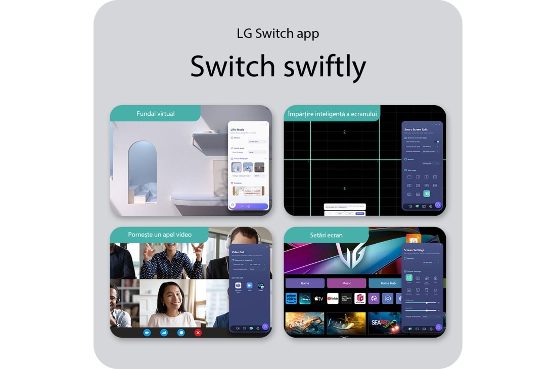 LG Monitor pentru gaming,  LG UltraGear™ de 32 inci, 144Hz , UHD 4K AI Smart | 1ms (GtG), webOS, close-up view of ports, 32G810SA-W, thumbnail 11