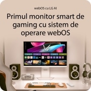 LG Monitor pentru gaming,  LG UltraGear™ de 32 inci, 144Hz , UHD 4K AI Smart | 1ms (GtG), webOS, Primul monitor smart de gaming cu sistem de operare webOS, 32G810SA-W, thumbnail 14