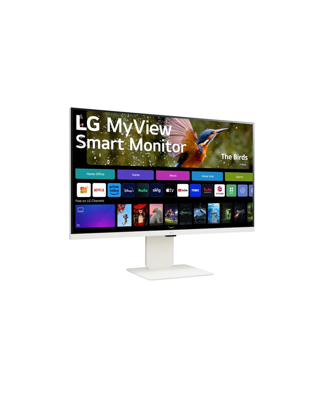 LG 32” 4K UHD IPS Smart Monitor with webOS and built-in FHD webcam