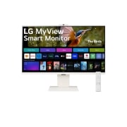 LG Monitor Smart IPS 4K UHD de 32” cu webOS, 32SR85U-W, thumbnail 1