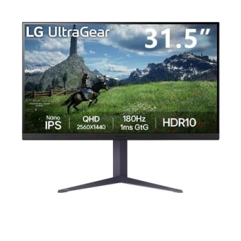 Monitor pentru gaming de 32” UltraGear™ QHD Nano IPS 180Hz | 1ms (GtG), HDR101