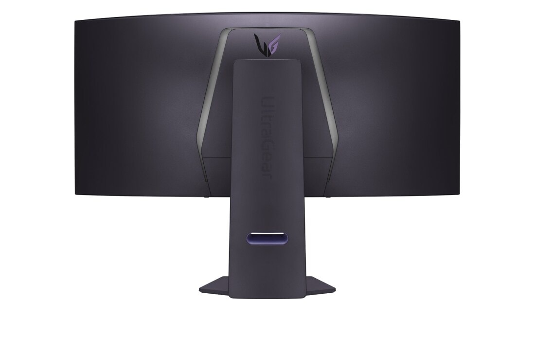 LG Monitor curbat pentru gaming UltraGear™ OLED 800R 39'' | 21:9 Ultra-WQHD 240Hz, 0.03ms (GtG), DisplayHDR True Black 400, vedere posterioară, 39GS95QE-B, thumbnail 7