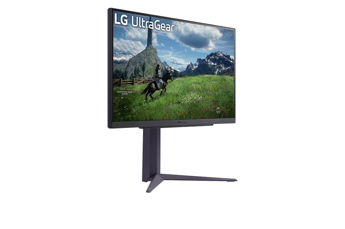 LG Monitor pentru gaming UltraGear™ QHD Nano IPS 180Hz de 27”, O/C 200Hz) | 1ms (GtG), DisplayHDR™ 400, vedere din perspectivă, 27GS85Q-B, thumbnail 4