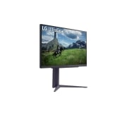 LG Monitor pentru gaming UltraGear™ QHD Nano IPS 180Hz de 27”, O/C 200Hz) | 1ms (GtG), DisplayHDR™ 400, vedere din perspectivă, 27GS85Q-B, thumbnail 4