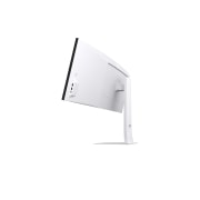 LG Monitor de 49” UltraWide Dual QHD (5120 x 1440) la 144Hz Nano IPS curbat, Vedere laterală spate, 49U950A-W, thumbnail 6