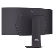 LG Monitor pentru gaming curbat LG UltraGear™ OLED de 45” WQHD, 240Hz | 0.03ms (GtG), DisplayHDR True Black 400, USB-C (PD 65W) & HDMI 2.1, vedere prim-plan a porturilor, 45GX900A-B, thumbnail 13
