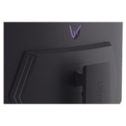 LG Monitor pentru gaming curbat LG UltraGear™ OLED de 45” WQHD, 240Hz | 0.03ms (GtG), DisplayHDR True Black 400, USB-C (PD 65W) & HDMI 2.1, vedere prim-plan a suportului L, 45GX900A-B, thumbnail 17