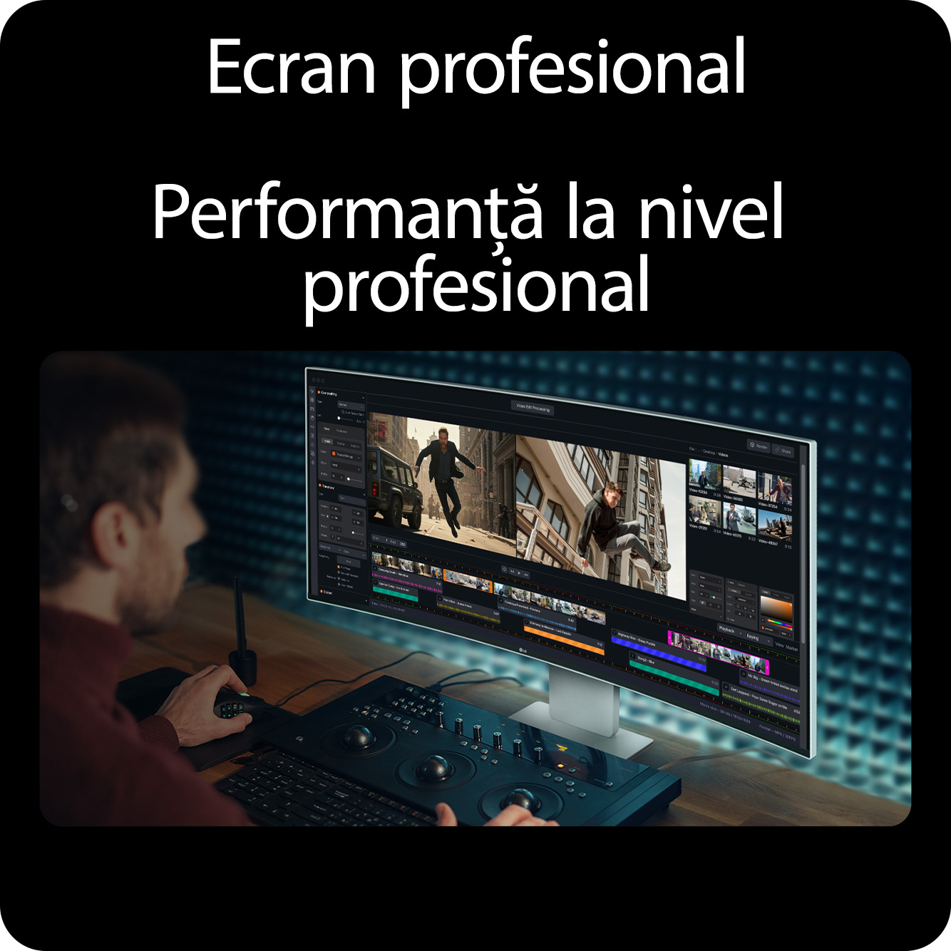 LG Monitor UltraFine™ 40'' Nano IPS Black 5K2K cu Thunderbolt™ 5, Professional display, 40U990A-W, thumbnail 13