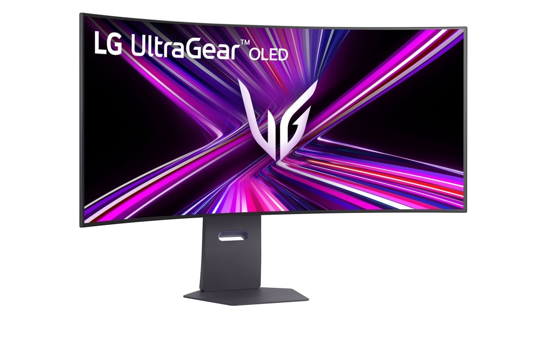 LG Monitor de gaming OLED LG UltraGear™ de 45'', curbură 800R, rezoluție 5K2K, rată de refresh de 165Hz, vedere laterală la +15 grade, 45GX950A-B, thumbnail 3