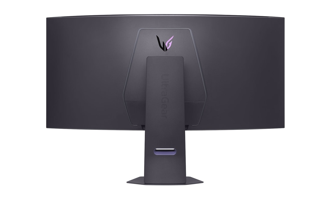LG Monitor de gaming OLED LG UltraGear™ de 45'', curbură 800R, rezoluție 5K2K, rată de refresh de 165Hz, vedere posterioară cu lumini oprite, 45GX950A-B, thumbnail 6