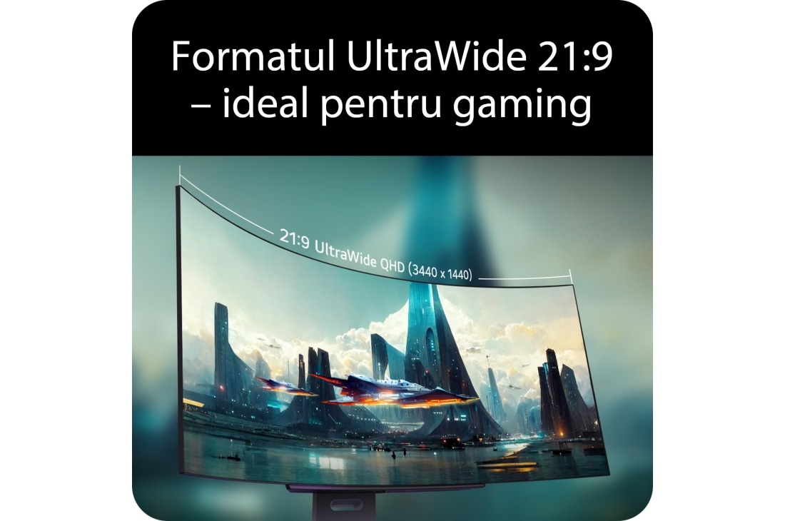 LG Monitor de gaming OLED LG UltraGear™ de 45'', curbură 800R, rezoluție 5K2K, rată de refresh de 165Hz, 45GX950A-B, thumbnail 11